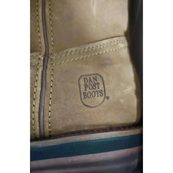 Dan Post Albuquerque Waterproof Work Boot DP69681, Distressed Mid Brown Sz 10 D - Picture 12 of 13
